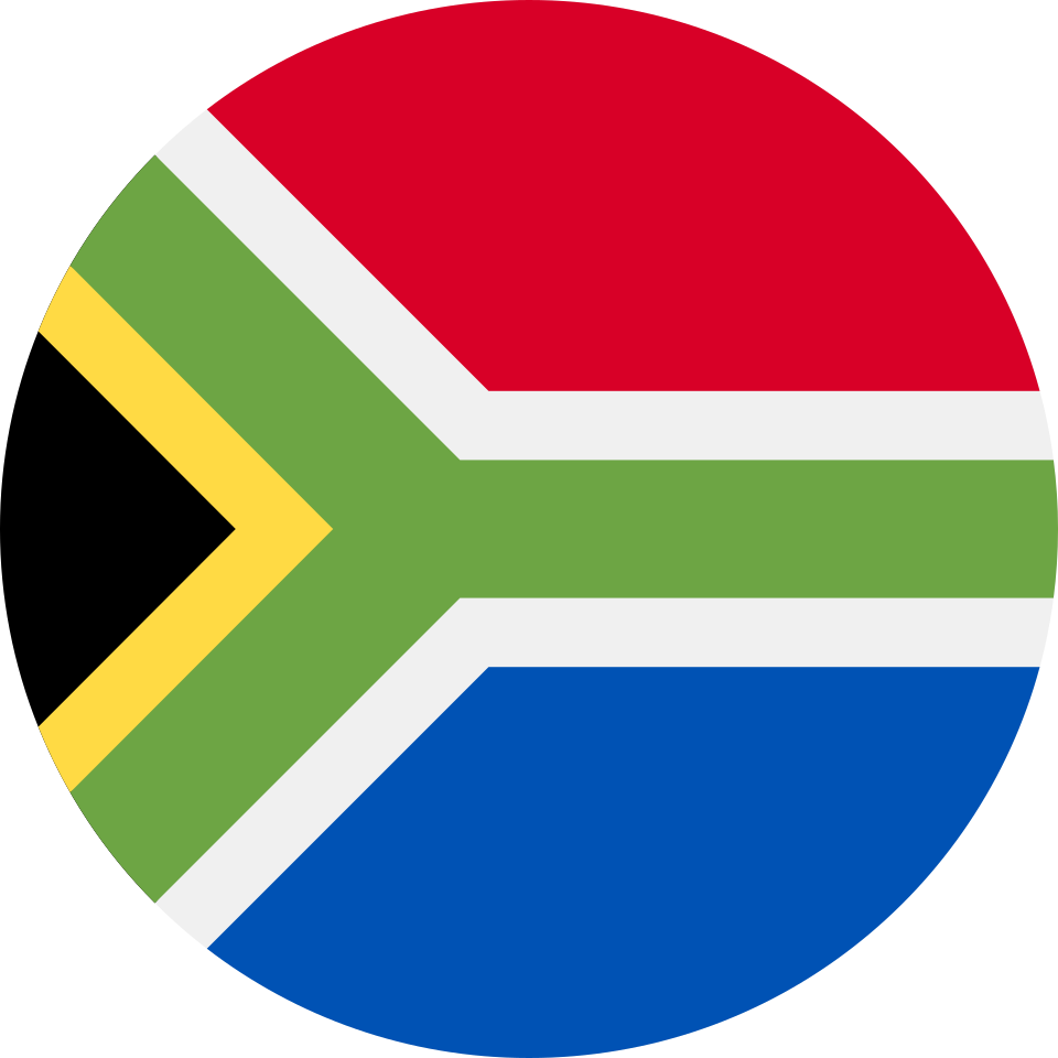 South africa flag icon round.svg